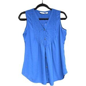 LIZ CLAIBORNE Sheer Sleeveless Top Sz. S *Like New*